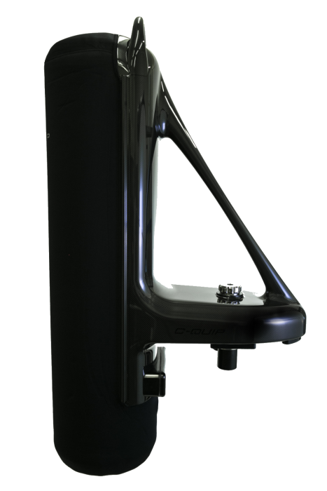 C-Quip tender fender — carbon fibre monocoque with inflatable Hypalon tube
